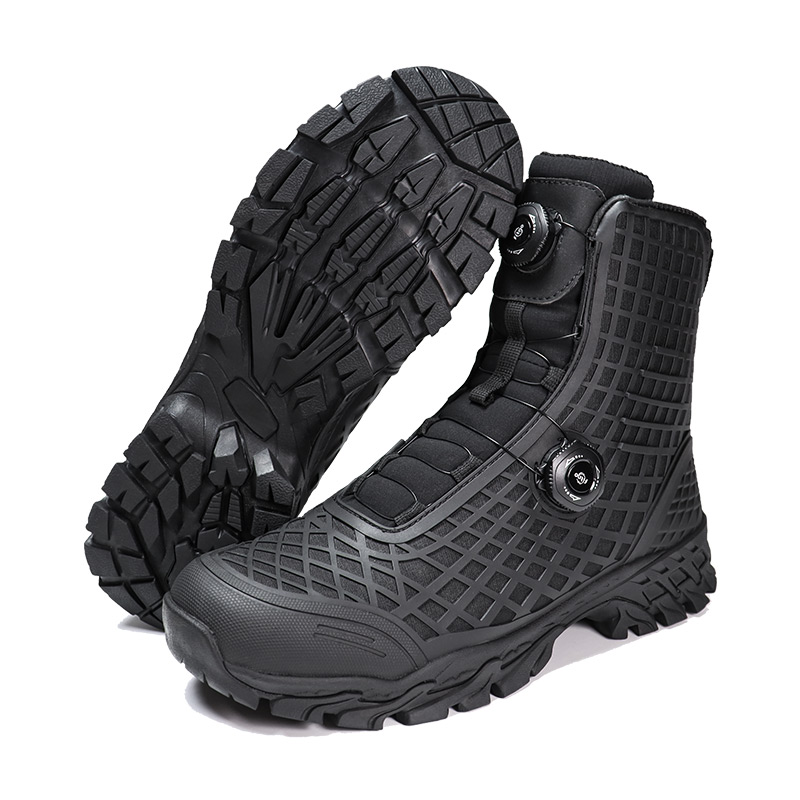 Бойни ботуши с двойна закопчалка